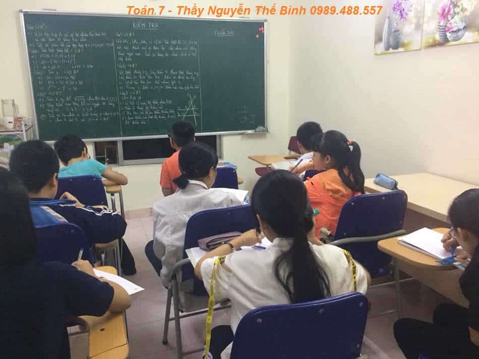 Học thêm Toán lớp 7 Thầy Nguyễn Thế Bình - Giáo viên Toán giỏi Hà Nội
