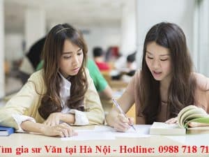 Tìm gia sư Văn tại Hà Nội dạy kèm môn Ngữ Văn cấp 2, cấp 3