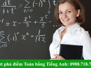 Gia sư dạy Toán bằng Tiếng Anh