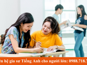 Gia sư Tiếng Anh cho người lớn