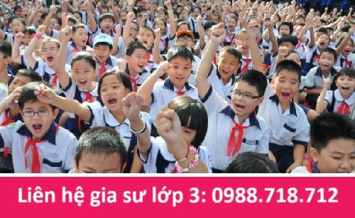 Tìm gia sư lớp 3 ở Hà Nội